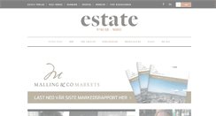 Desktop Screenshot of estatenyheter.no
